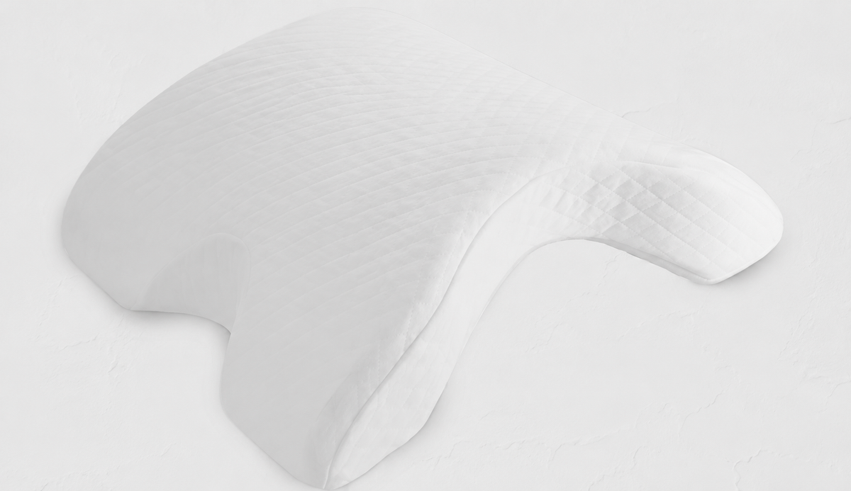 Couples Multi-Use Memory Foam Arc Support Pillow additional angle view