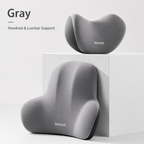 HYPEFINDER lumbar support cushion, lightweight and portable design