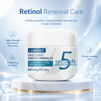 Retinol Renewal Face Cream applied to skin during nighttime routine