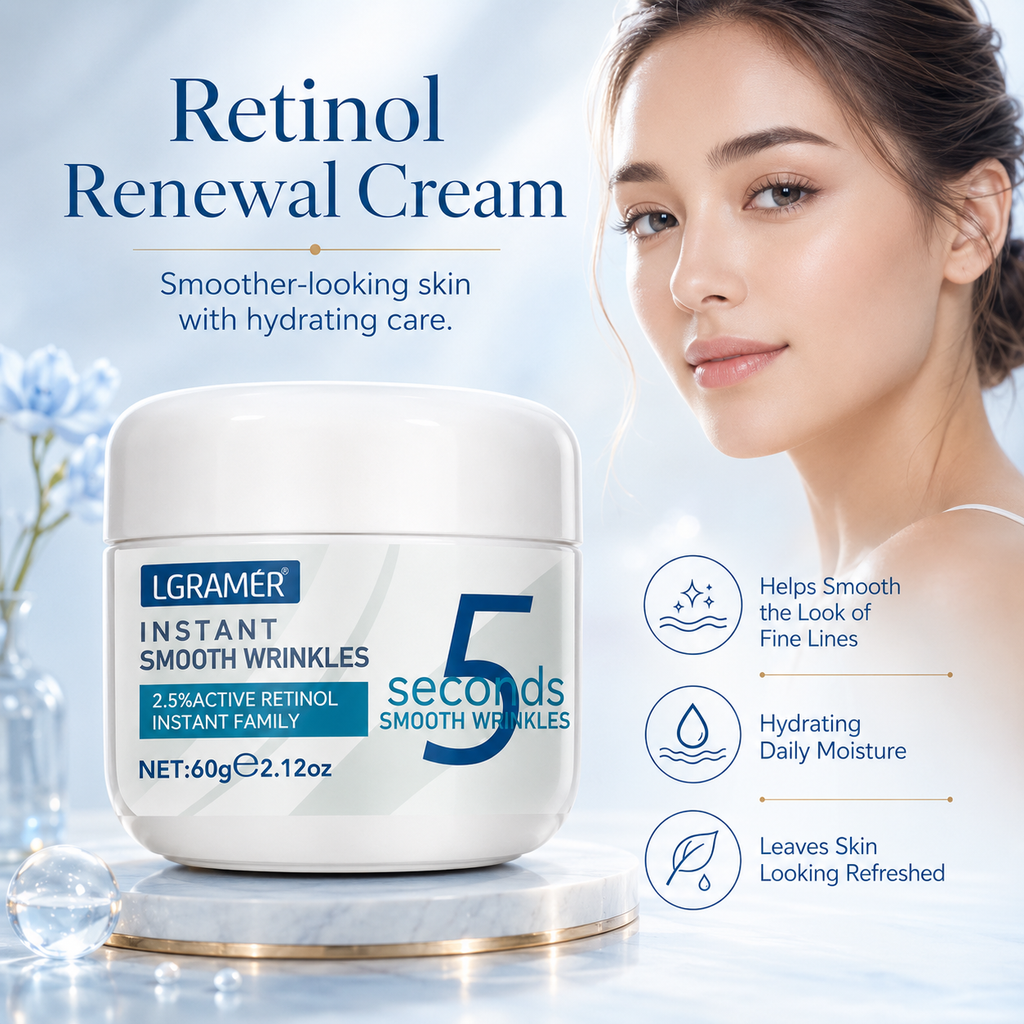 HYPEFINDER Retinol Renewal Face Cream jar, front product view
