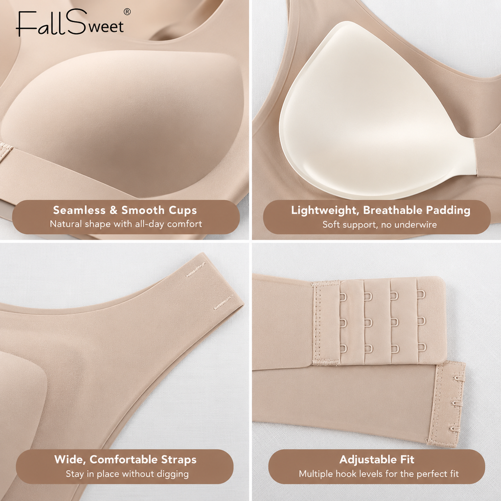 Sculpting Posture Support Bra – Wireless Comfort with a Flattering Lift