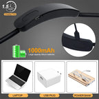 USB charging cable and port on the LED Neck Reading Light