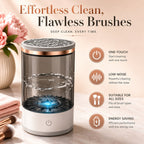 HYPEFINDER Deep Clean Makeup Brush Cleaner with a 7000 RPM motor, silicone top, and one-touch operation.