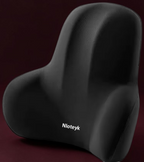 HYPEFINDER lumbar support cushion in black, for car or office chair use